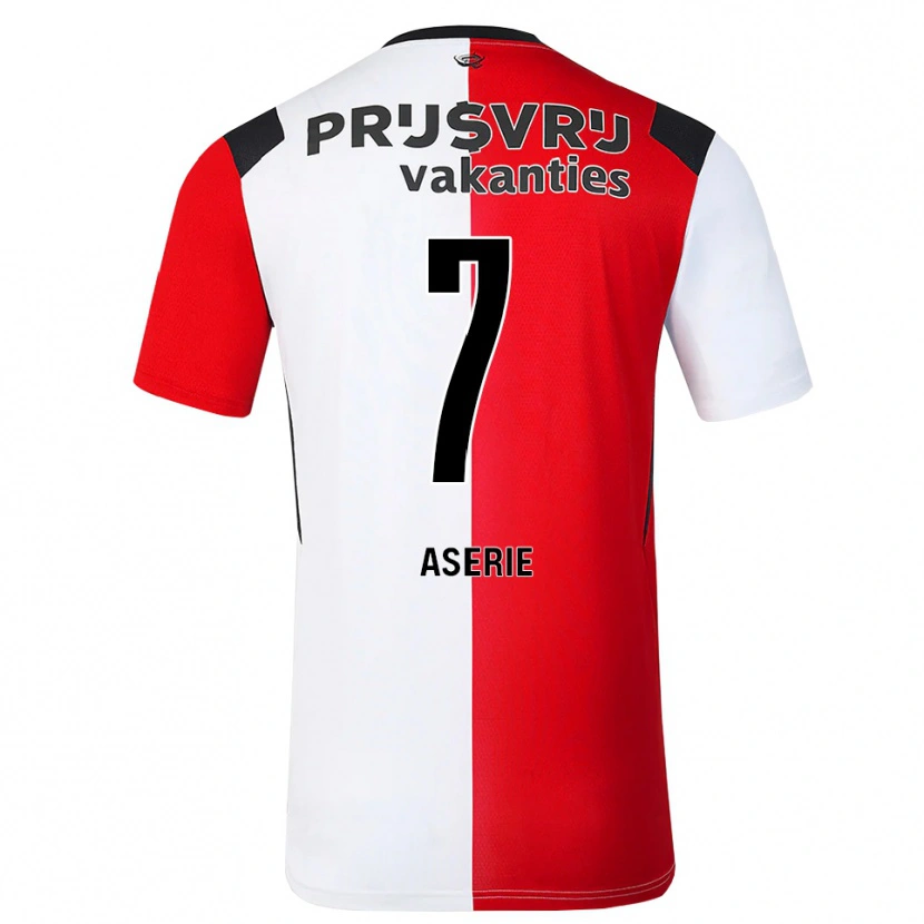 Danxen Herren Gian-Luca Aserie #7 Rot Weiß Schwarz Heimtrikot Trikot 2026/27 T-Shirt