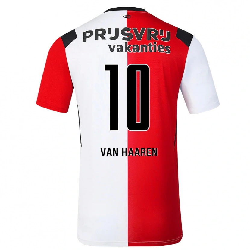 Danxen Herren Ricky Van Haaren #10 Rot Weiß Schwarz Heimtrikot Trikot 2026/27 T-Shirt
