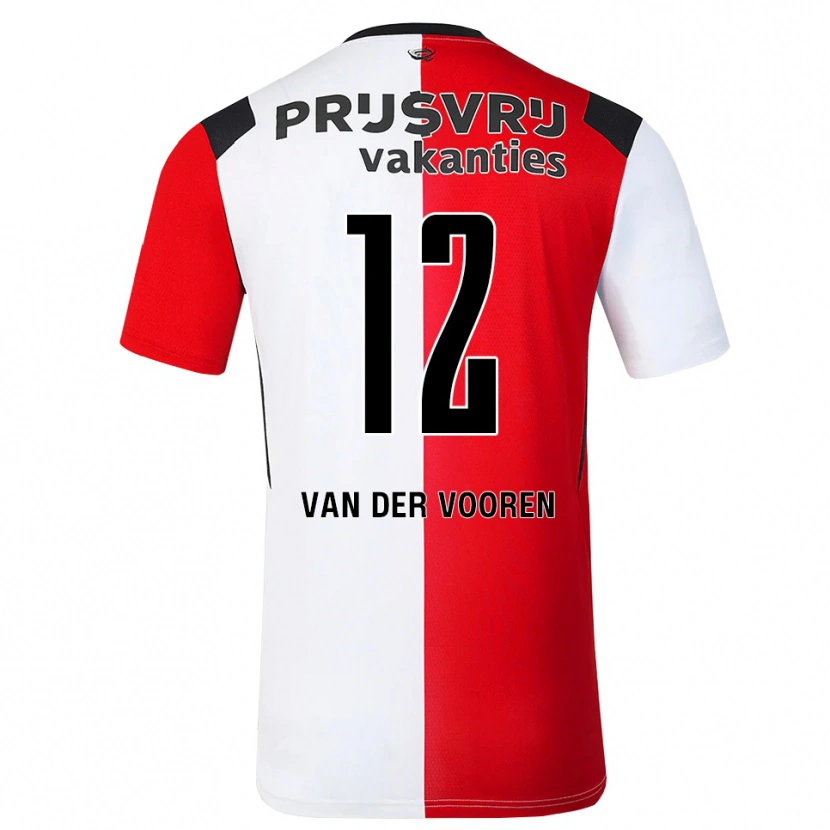 Danxen Herren Remy Van Der Vooren #12 Rot Weiß Schwarz Heimtrikot Trikot 2026/27 T-Shirt
