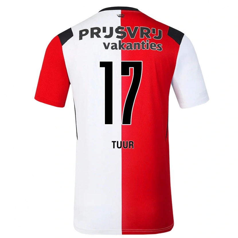 Danxen Herren Jay-Sean Tuur #17 Rot Weiß Schwarz Heimtrikot Trikot 2026/27 T-Shirt