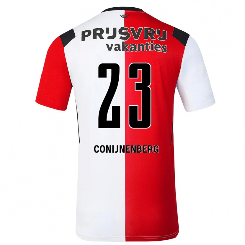 Danxen Herren Jada Conijnenberg #23 Rot Weiß Schwarz Heimtrikot Trikot 2026/27 T-Shirt
