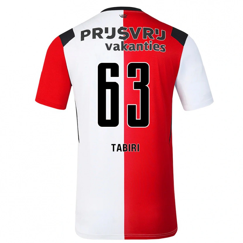 Danxen Herren Kwame Tabiri #63 Rot Weiß Schwarz Heimtrikot Trikot 2026/27 T-Shirt