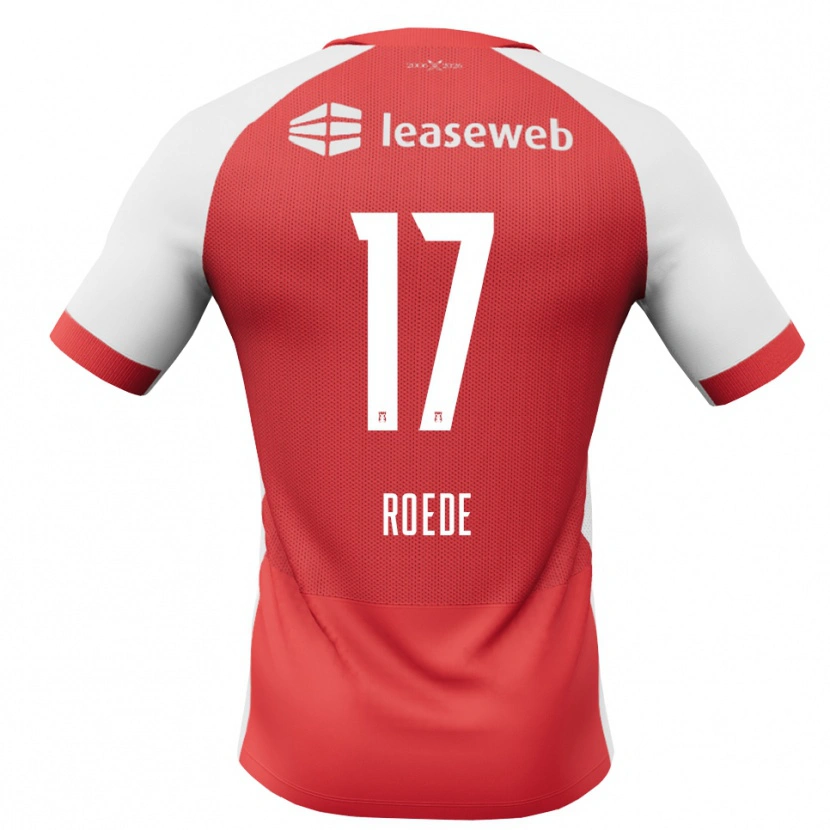 Danxen Herren Melle Roede #17 Rot Weiß Schwarz Heimtrikot Trikot 2026/27 T-Shirt