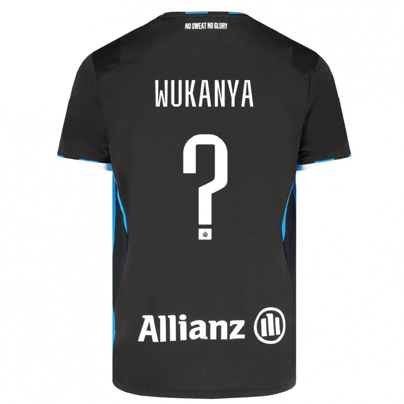 Danxen Herren Stéphane Wukanya #0 Schwarz Rot Blau Heimtrikot Trikot 2026/27 T-Shirt