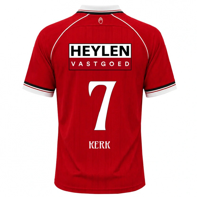 Danxen Herren Gyrano Kerk #7 Rot Weiß Schwarz Heimtrikot Trikot 2026/27 T-Shirt