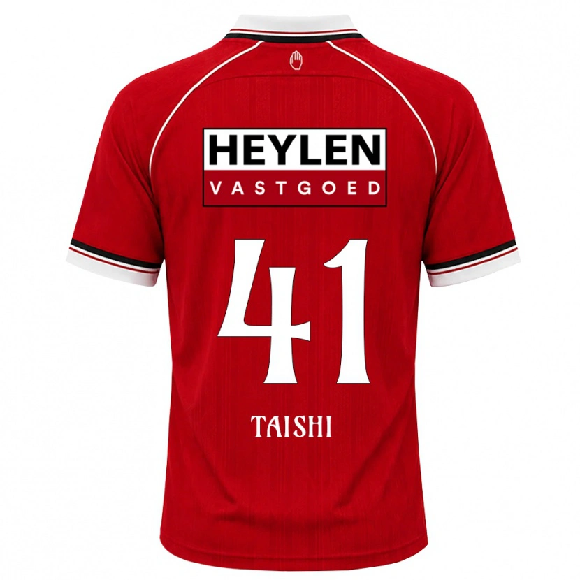 Danxen Herren Taishi Brandon Nozawa #41 Rot Weiß Schwarz Heimtrikot Trikot 2026/27 T-Shirt