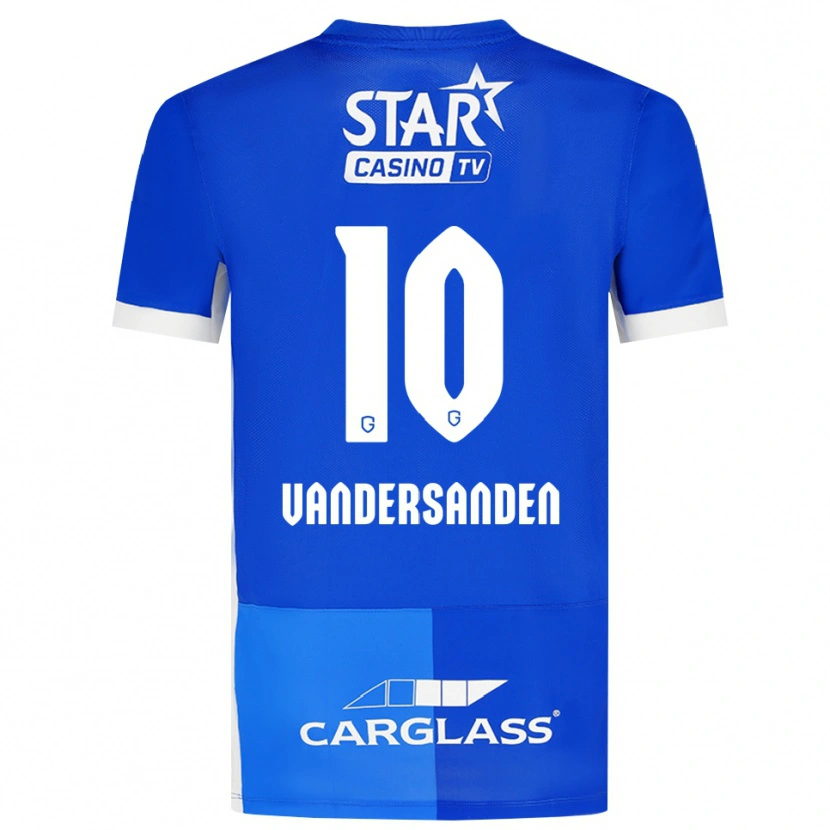 Danxen Herren Sien Vandersanden #10 Mittelblau Königlichblau Weiß Heimtrikot Trikot 2026/27 T-Shirt