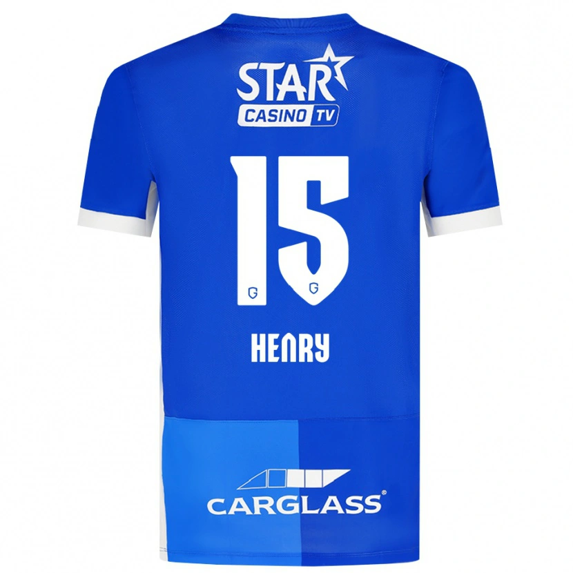 Danxen Herren Zion Henry #15 Mittelblau Königlichblau Weiß Heimtrikot Trikot 2026/27 T-Shirt