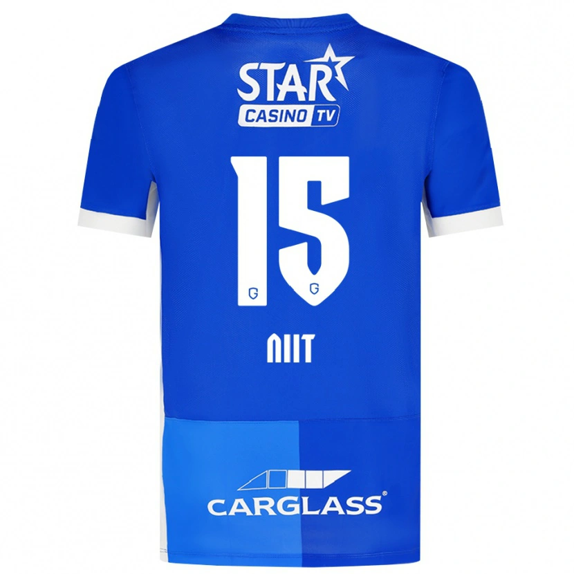 Danxen Herren Eva-Maria Niit #15 Mittelblau Königlichblau Weiß Heimtrikot Trikot 2026/27 T-Shirt