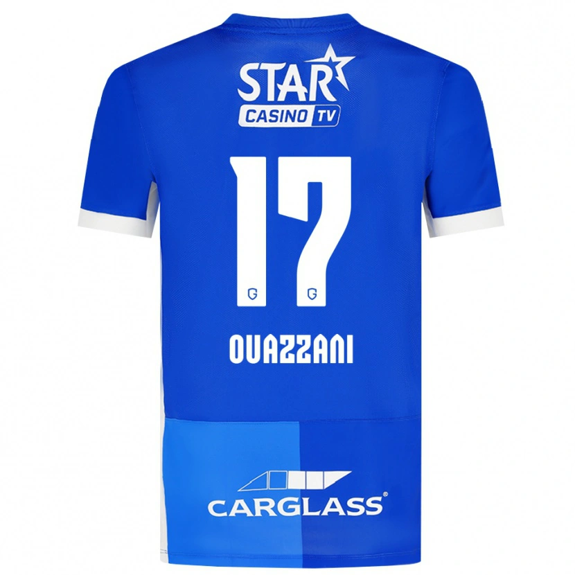 Danxen Herren Fady Ouazzani #17 Mittelblau Königlichblau Weiß Heimtrikot Trikot 2026/27 T-Shirt