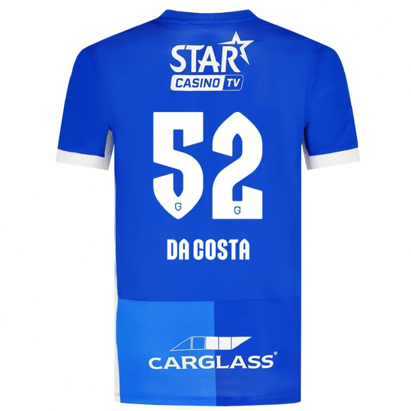 Danxen Herren Wilson Da Costa #52 Mittelblau Königlichblau Weiß Heimtrikot Trikot 2026/27 T-Shirt