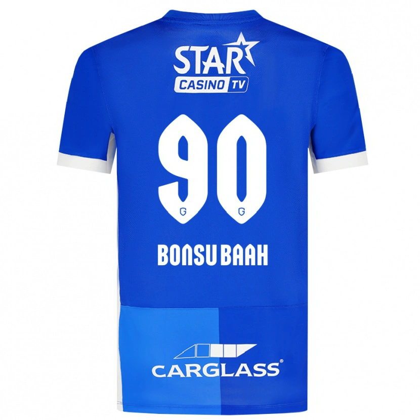 Danxen Herren Christopher Bonsu Baah #90 Mittelblau Königlichblau Weiß Heimtrikot Trikot 2026/27 T-Shirt