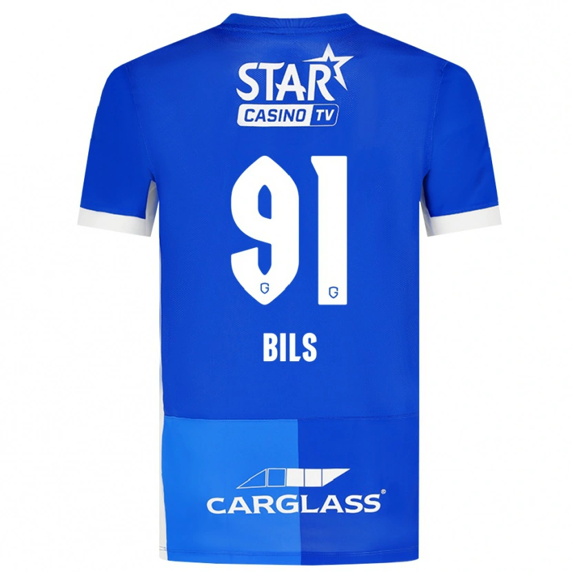 Danxen Herren Elise Bils #91 Mittelblau Königlichblau Weiß Heimtrikot Trikot 2026/27 T-Shirt