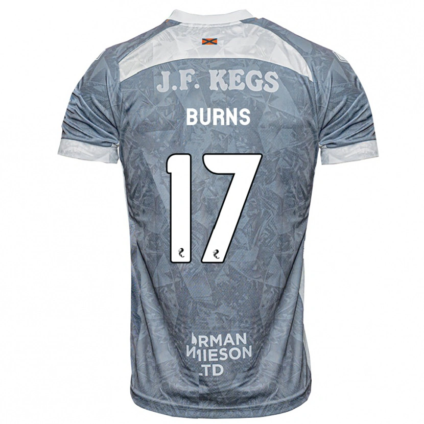 Danxen Herren Megan Burns #17 Hellgrau Auswärtstrikot Trikot 2026/27 T-Shirt