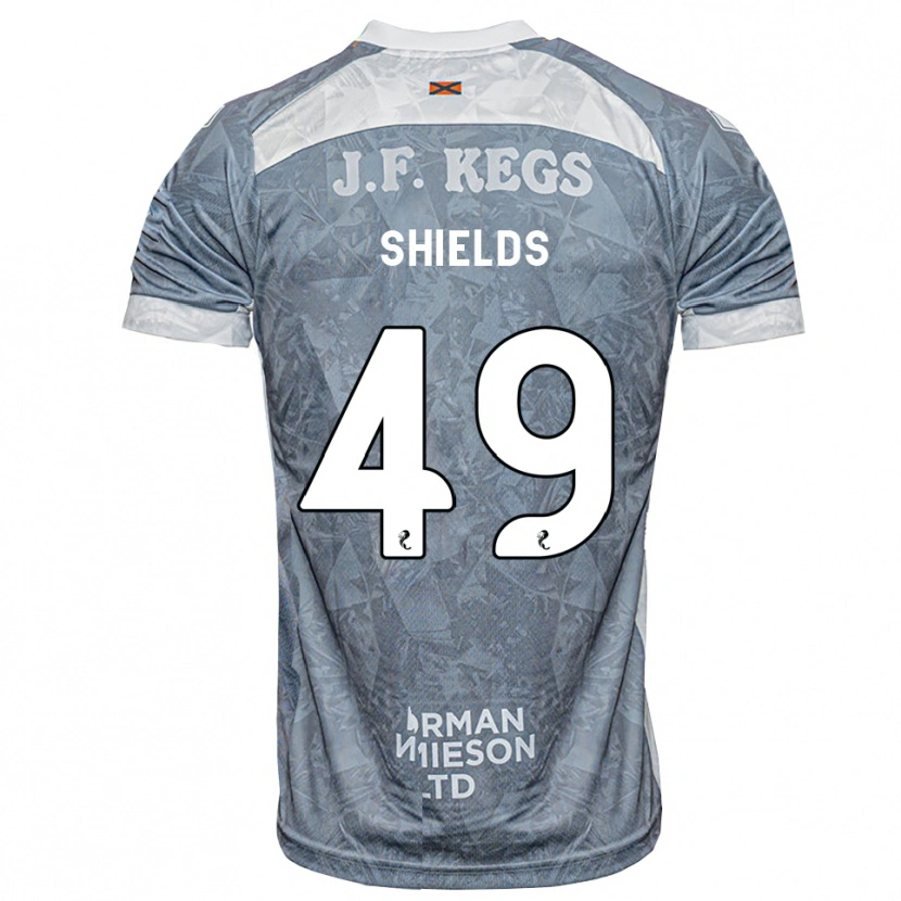 Danxen Herren Conal Shields #49 Hellgrau Auswärtstrikot Trikot 2026/27 T-Shirt
