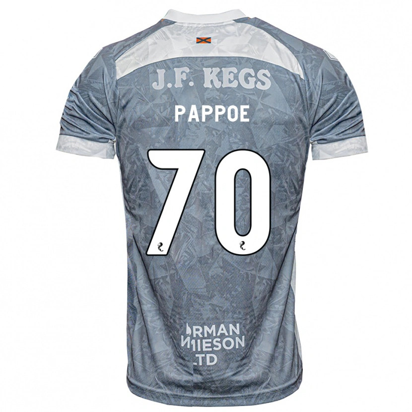 Danxen Herren Isaac Pappoe #70 Hellgrau Auswärtstrikot Trikot 2026/27 T-Shirt