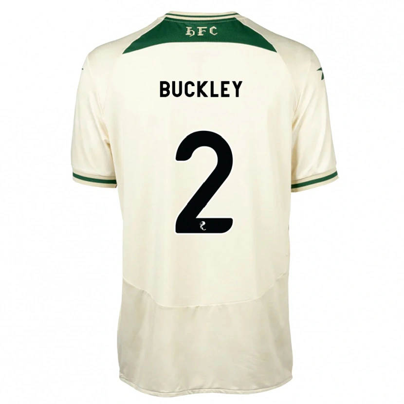 Danxen Herren Adam Buckley #2 Weiß Waldgrün Auswärtstrikot Trikot 2026/27 T-Shirt