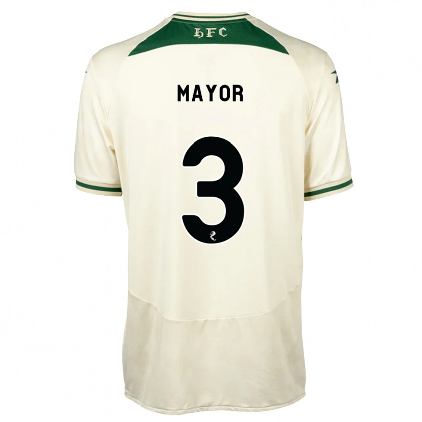 Danxen Herren Adam Mayor #3 Weiß Waldgrün Auswärtstrikot Trikot 2026/27 T-Shirt