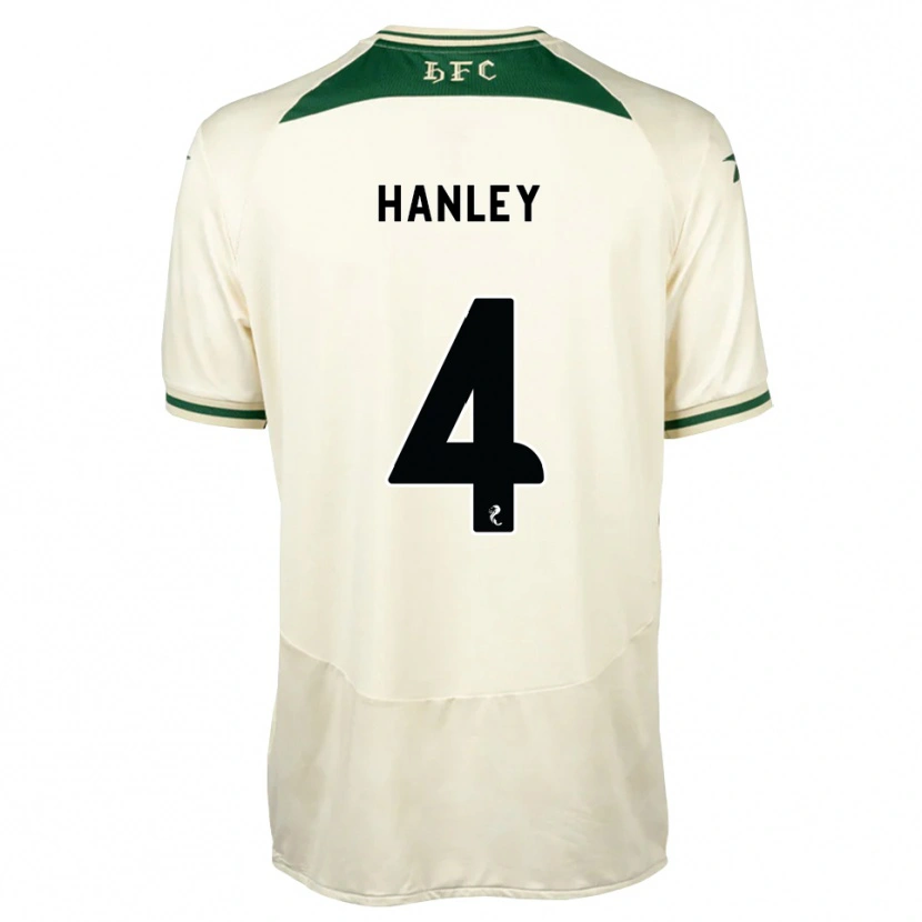Danxen Herren Grant Hanley #4 Weiß Waldgrün Auswärtstrikot Trikot 2026/27 T-Shirt