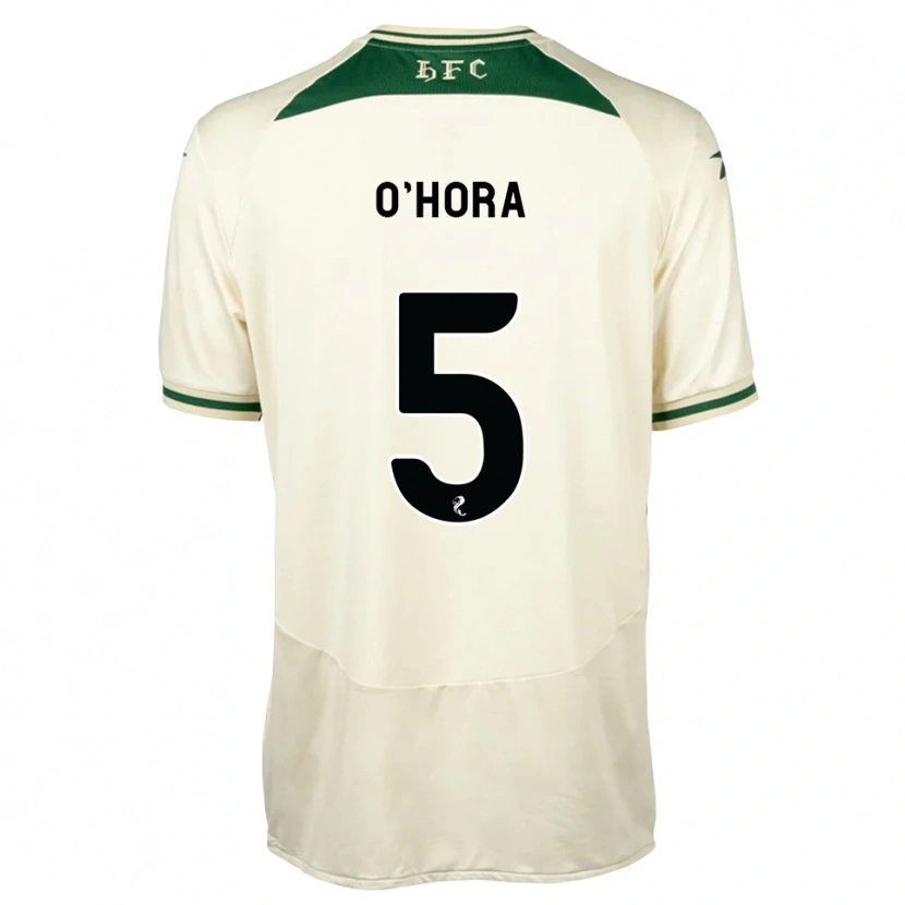 Danxen Herren Warren O'hora #5 Weiß Waldgrün Auswärtstrikot Trikot 2026/27 T-Shirt