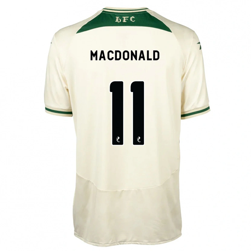 Danxen Herren Callum Macdonald #11 Weiß Waldgrün Auswärtstrikot Trikot 2026/27 T-Shirt