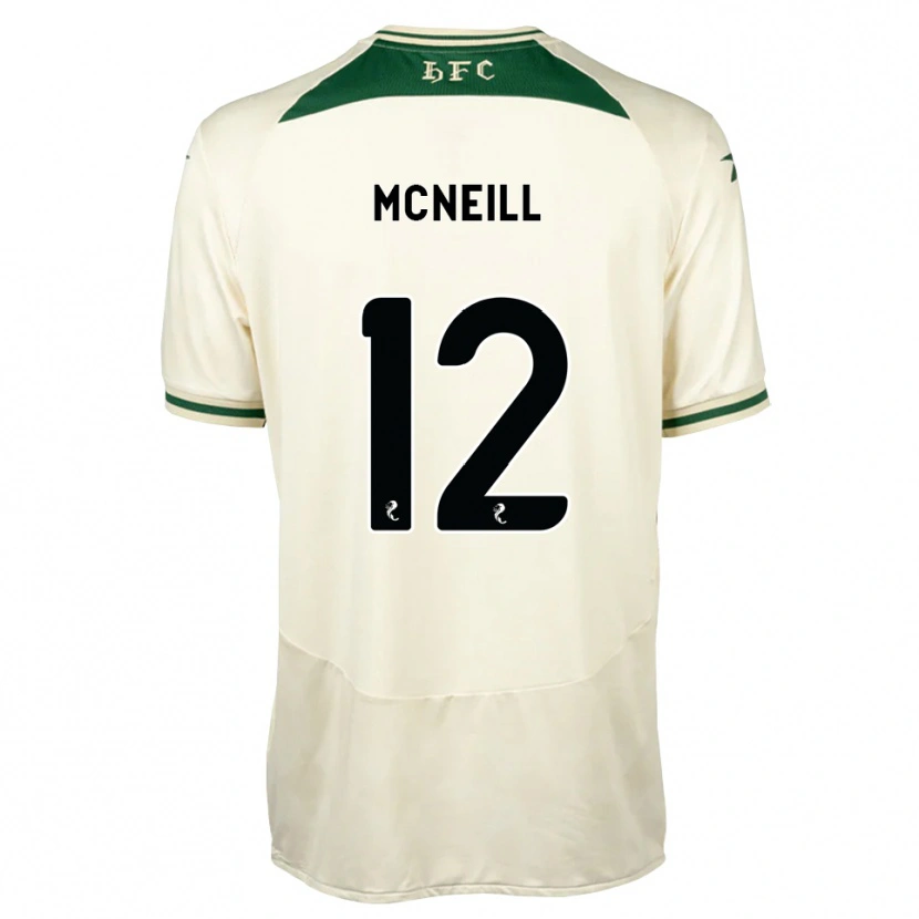 Danxen Herren Lewis Mcneill #12 Weiß Waldgrün Auswärtstrikot Trikot 2026/27 T-Shirt