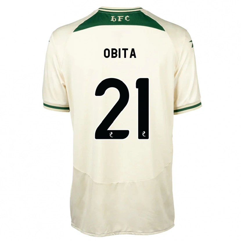 Danxen Herren Jordan Obita #21 Weiß Waldgrün Auswärtstrikot Trikot 2026/27 T-Shirt