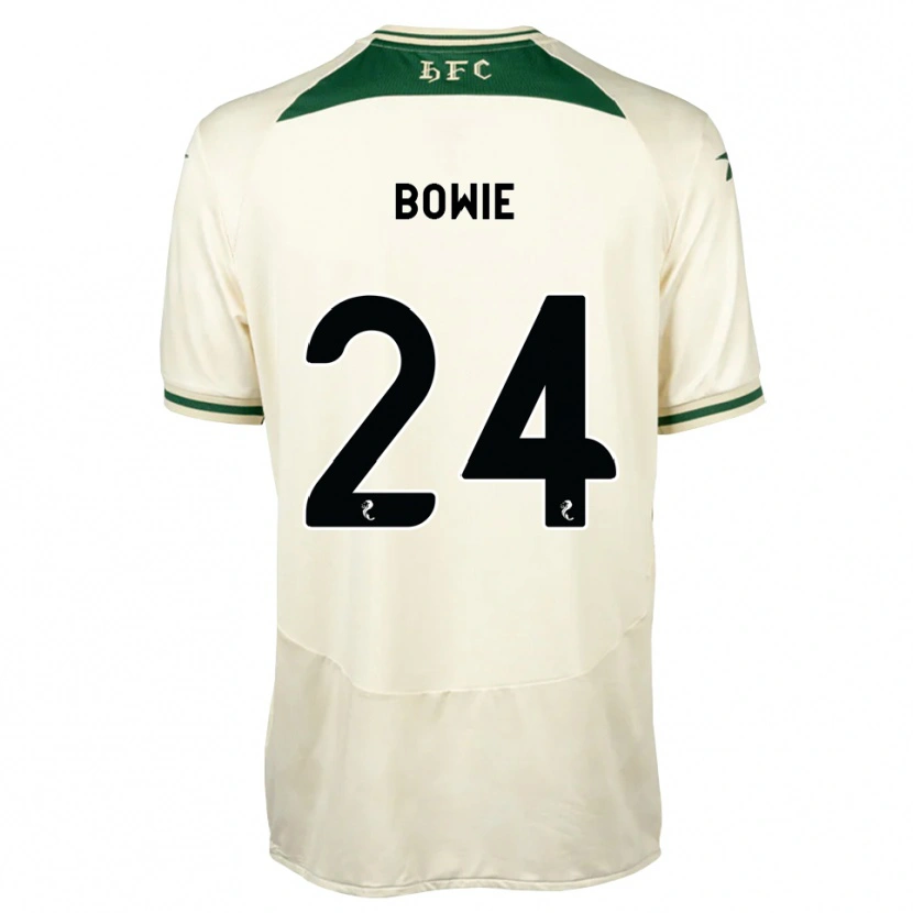 Danxen Herren Tegan Bowie #24 Weiß Waldgrün Auswärtstrikot Trikot 2026/27 T-Shirt