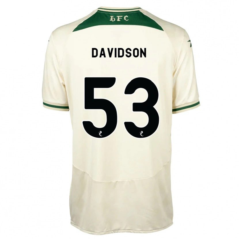 Danxen Herren Luke Davidson #53 Weiß Waldgrün Auswärtstrikot Trikot 2026/27 T-Shirt