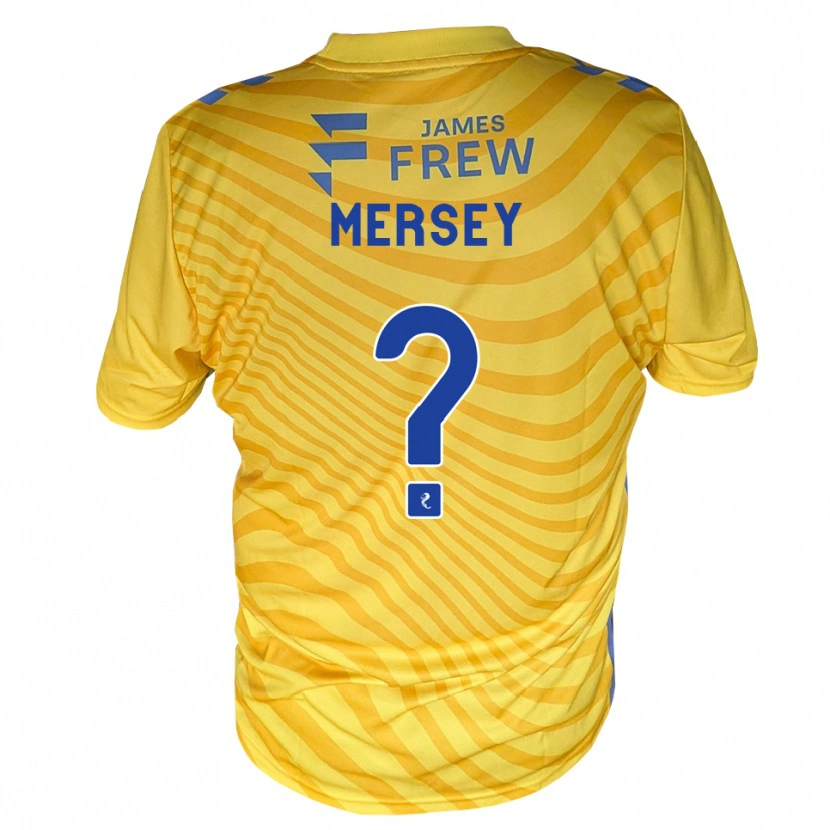 Danxen Herren Ethan Mersey #0 Königsblau Gelb Auswärtstrikot Trikot 2026/27 T-Shirt