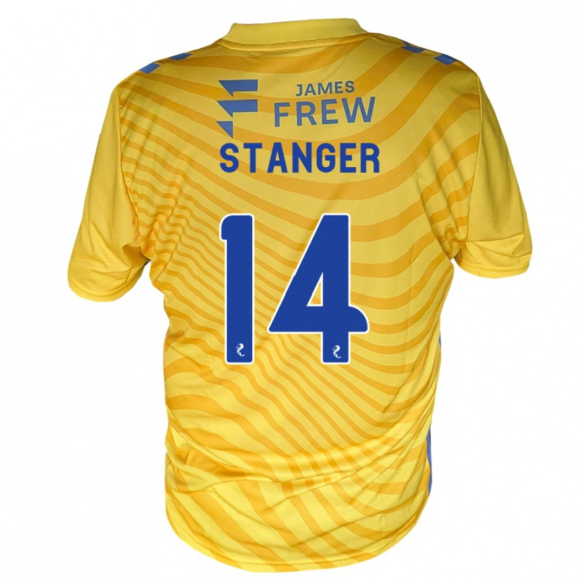 Danxen Herren George Stanger #14 Königsblau Gelb Auswärtstrikot Trikot 2026/27 T-Shirt