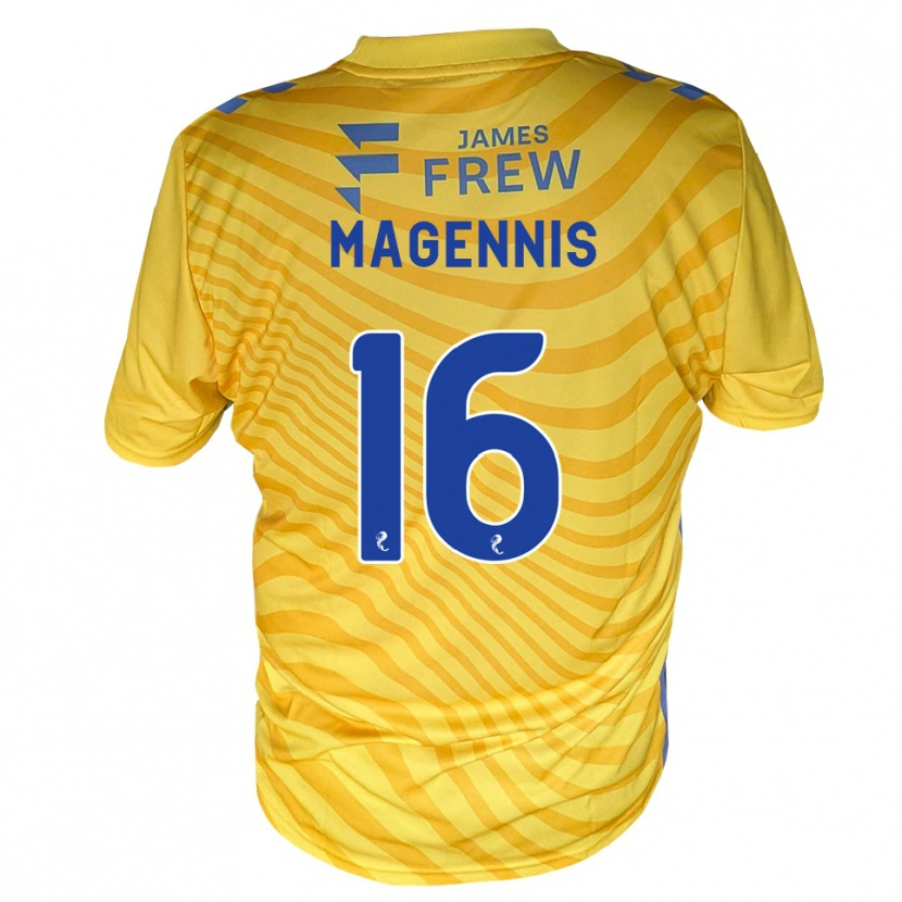 Danxen Herren Kyle Magennis #16 Königsblau Gelb Auswärtstrikot Trikot 2026/27 T-Shirt