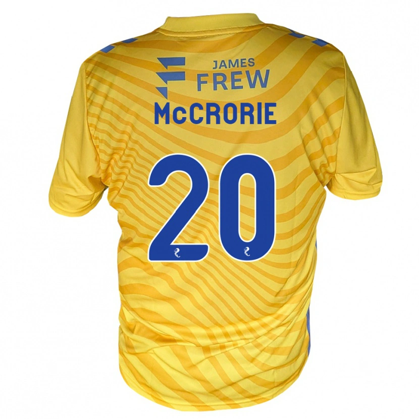 Danxen Herren Robby Mccrorie #20 Königsblau Gelb Auswärtstrikot Trikot 2026/27 T-Shirt
