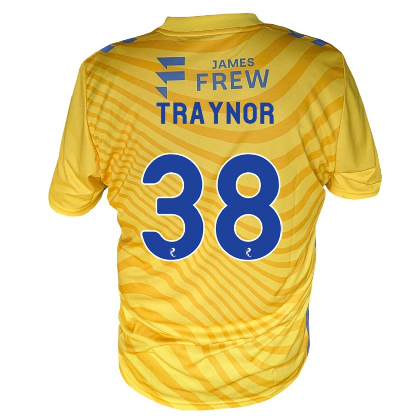 Danxen Herren Archie Traynor #38 Königsblau Gelb Auswärtstrikot Trikot 2026/27 T-Shirt