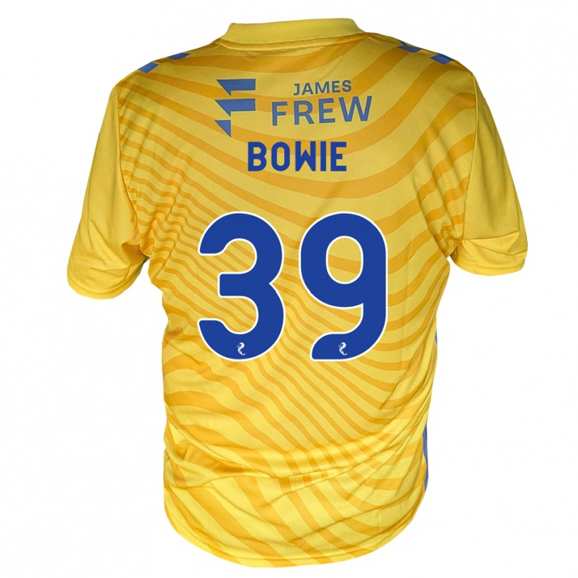 Danxen Herren Euan Bowie #39 Königsblau Gelb Auswärtstrikot Trikot 2026/27 T-Shirt