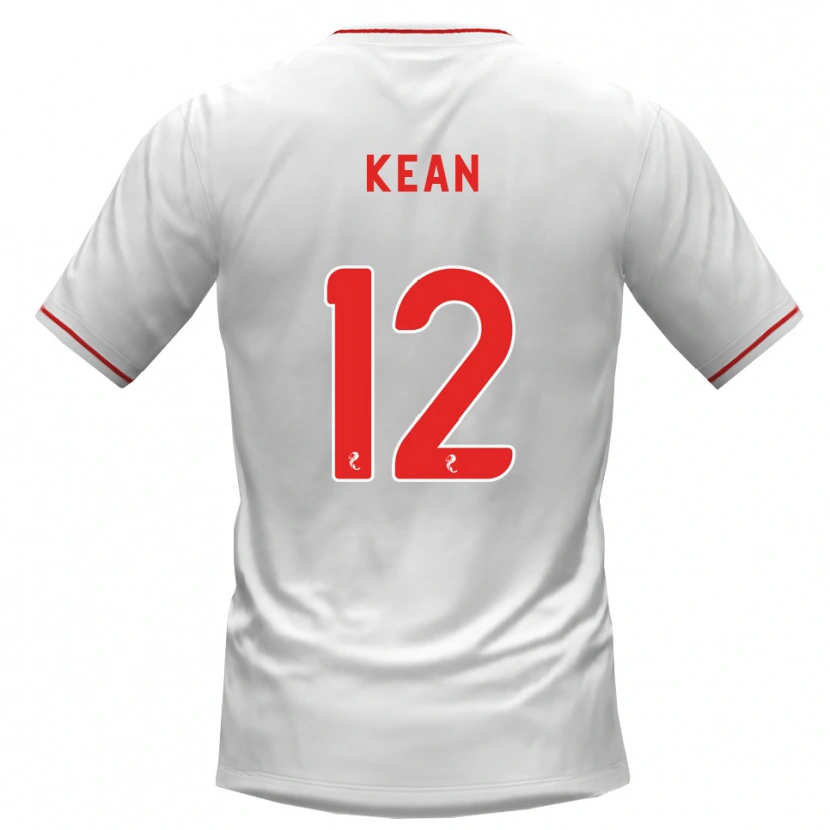 Danxen Herren Chloe Kean #12 Weiß Rot Auswärtstrikot Trikot 2026/27 T-Shirt