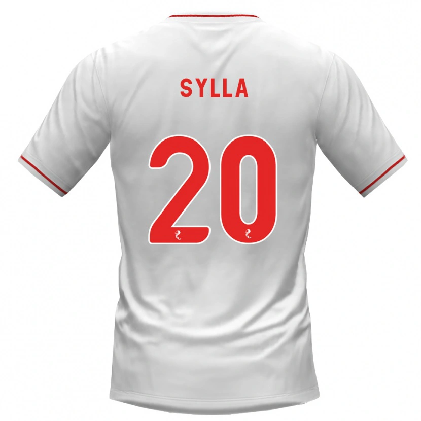 Danxen Herren Mohamad Sylla #20 Weiß Rot Auswärtstrikot Trikot 2026/27 T-Shirt
