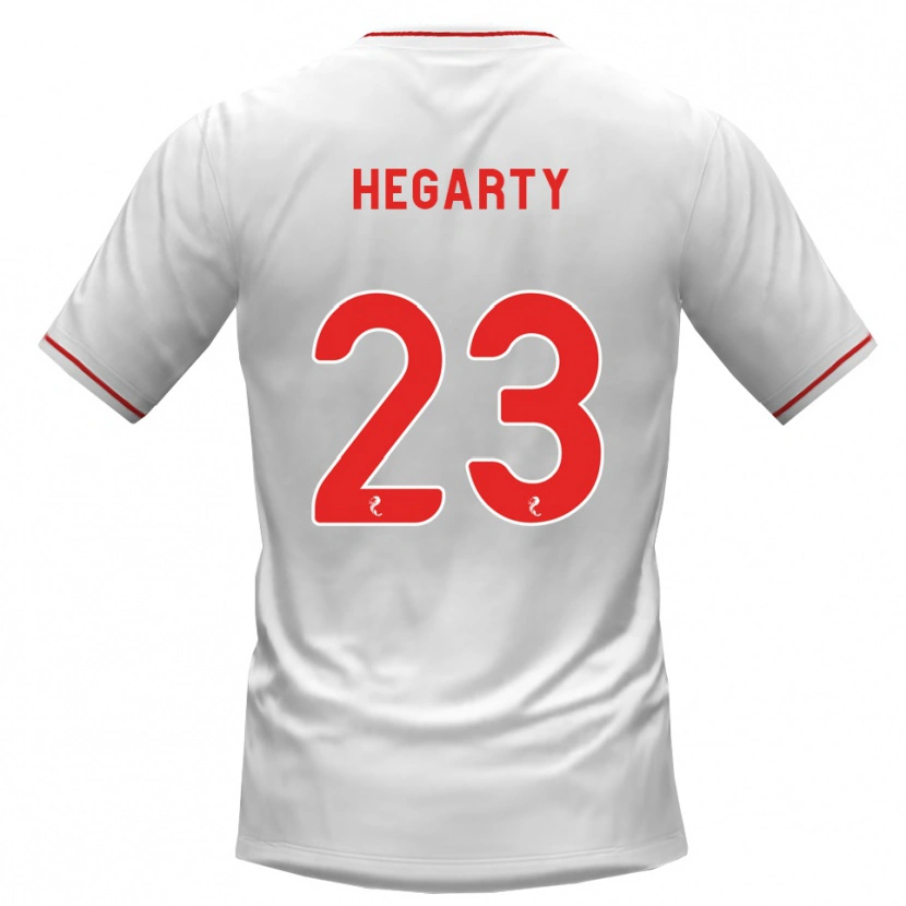 Danxen Herren Nina Hegarty #23 Weiß Rot Auswärtstrikot Trikot 2026/27 T-Shirt