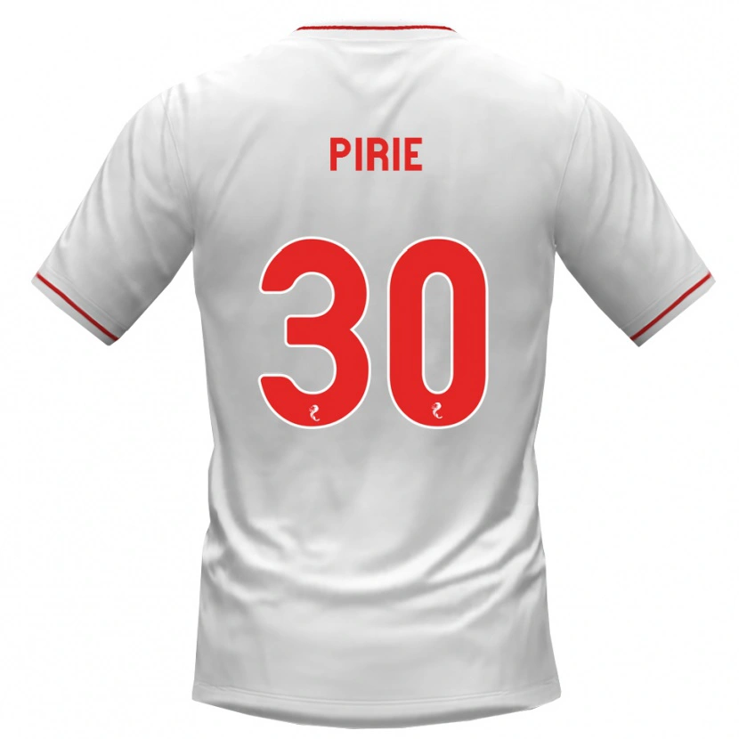Danxen Herren Rachel Pirie #30 Weiß Rot Auswärtstrikot Trikot 2026/27 T-Shirt