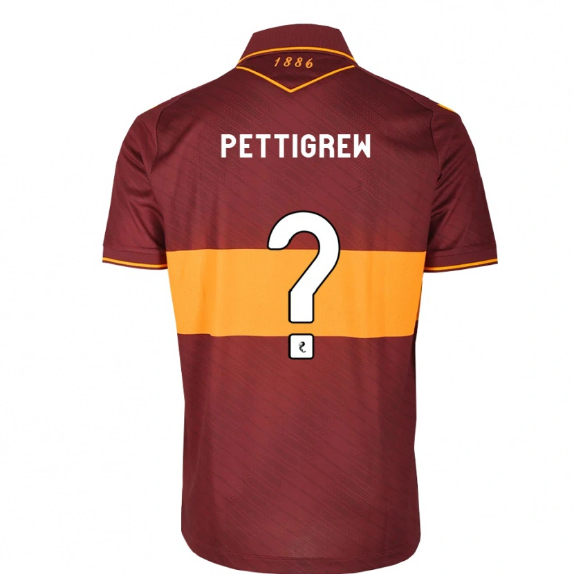 Danxen Herren Matthew Pettigrew #0 Orange Maroon Auswärtstrikot Trikot 2026/27 T-Shirt