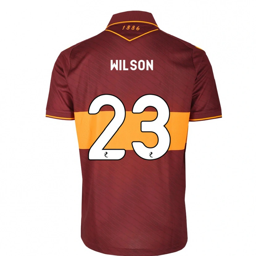 Danxen Herren Ewan Wilson #23 Orange Maroon Auswärtstrikot Trikot 2026/27 T-Shirt