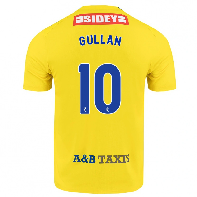 Danxen Herren Jamie Gullan #10 Gelb Blau Schwarz Auswärtstrikot Trikot 2026/27 T-Shirt
