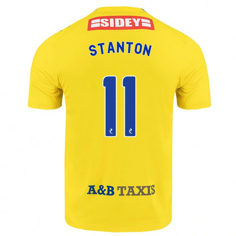Danxen Herren Sam Stanton #11 Gelb Blau Schwarz Auswärtstrikot Trikot 2026/27 T-Shirt
