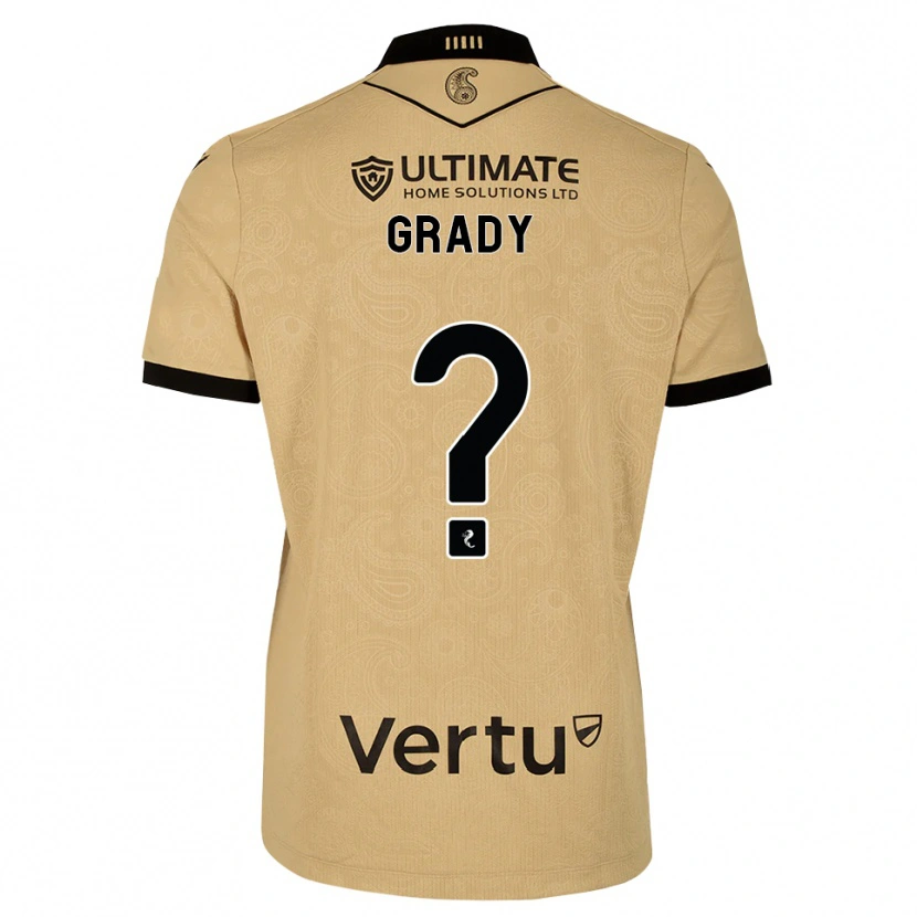 Danxen Herren Noah Grady #0 Burlywood Schwarz Auswärtstrikot Trikot 2026/27 T-Shirt