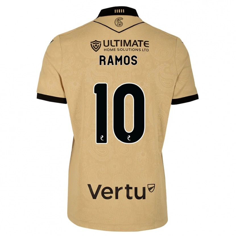 Danxen Herren Samuel Ramos #10 Burlywood Schwarz Auswärtstrikot Trikot 2026/27 T-Shirt