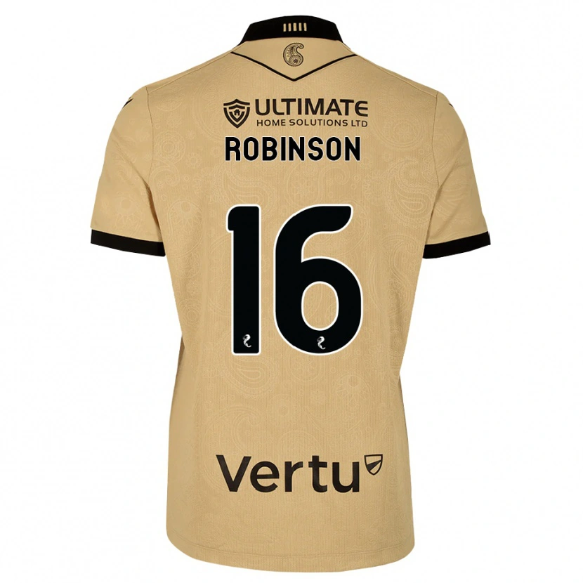 Danxen Herren Sam Robinson #16 Burlywood Schwarz Auswärtstrikot Trikot 2026/27 T-Shirt