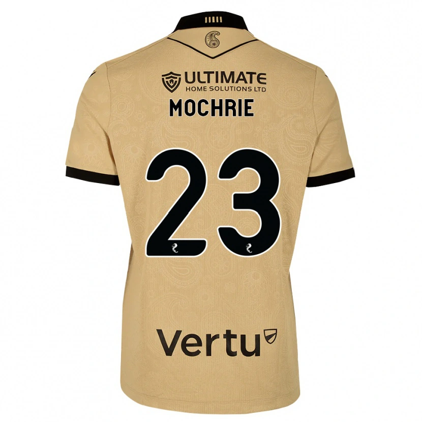 Danxen Herren Chris Mochrie #23 Burlywood Schwarz Auswärtstrikot Trikot 2026/27 T-Shirt