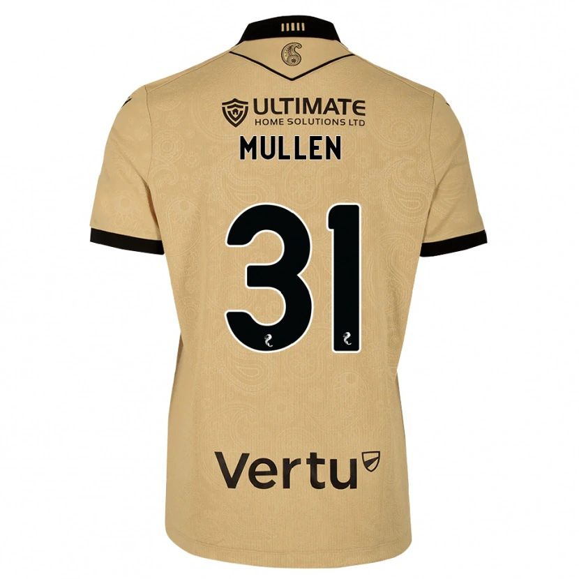 Danxen Herren Ryan Mullen #31 Burlywood Schwarz Auswärtstrikot Trikot 2026/27 T-Shirt