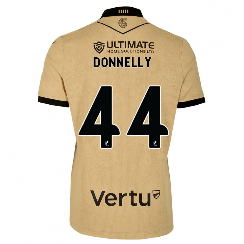 Danxen Herren Liam Donnelly #44 Burlywood Schwarz Auswärtstrikot Trikot 2026/27 T-Shirt