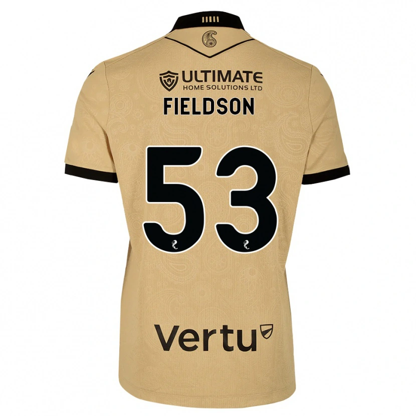 Danxen Herren Henry Fieldson #53 Burlywood Schwarz Auswärtstrikot Trikot 2026/27 T-Shirt
